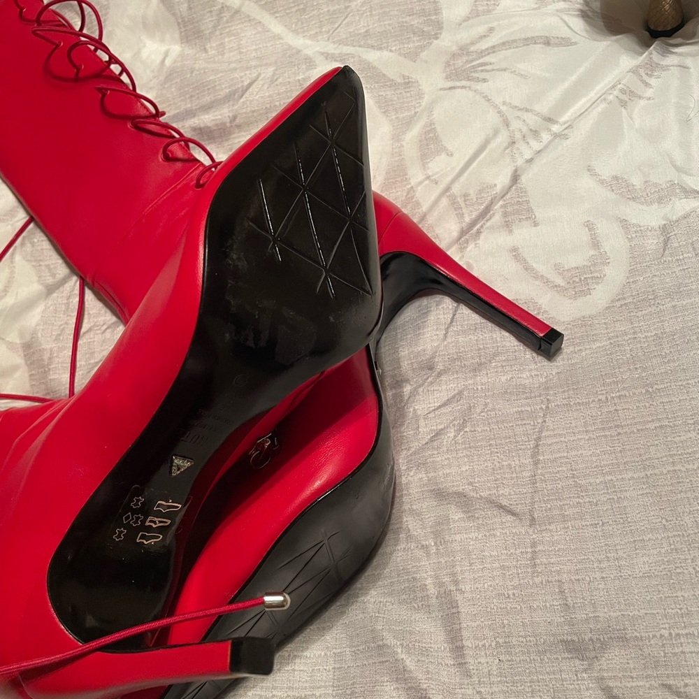Elegant Red Stiletto Heels